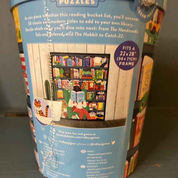 50 Must-Read Books Bucket List Ridley’s Jigsaw Puzzle 1000-Piece (New & Sealed) - Picture 4 of 5